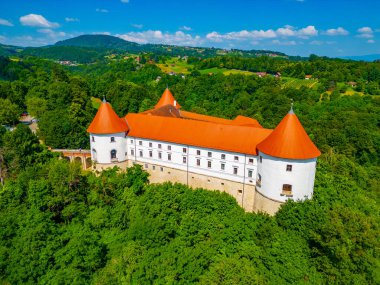 Sunny day at Mokrice castle in Slovenia clipart
