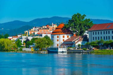 Sloven kenti Maribor 'un Panorama manzarası