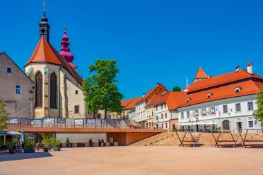 Slovenya 'nın Ptuj kasabasındaki Aziz George Kilisesi