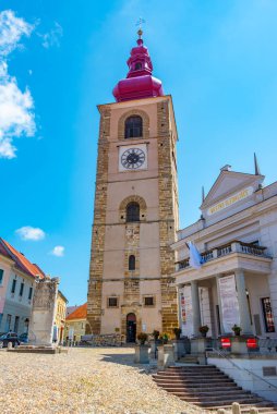 Slovenya 'nın Ptuj kasabasındaki Aziz George Kilisesi