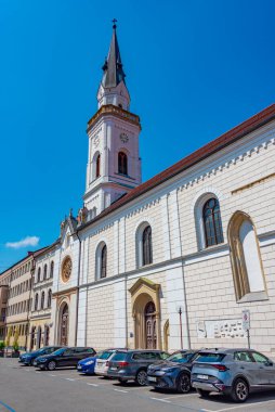 Slovenya 'nın Celje kentinde Mary Church' ün Varsayımı