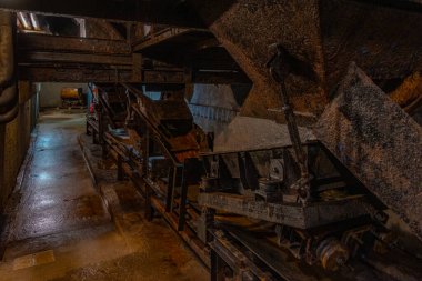 Slovenya 'nın Idrija kasabasındaki eski eritme tesisi, eskiden cıva madenciliğiyle ünlüydü.