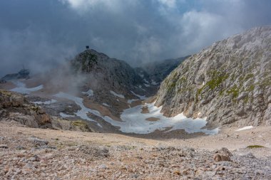 Slovenya 'daki Kanin-Bovec kayak merkezinde yaz günü