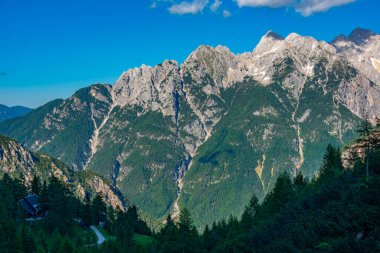 Slovenya 'daki Triglav ulusal parkına Supca bakış açısından bak