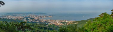 İtalyan kenti Trieste 'nin Panorama manzarası