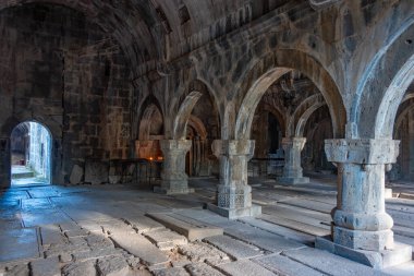 Sanahin, Ermenistan, 5 Eylül 2023: Ermenistan 'daki Sanahin Manastırı Kompleksi