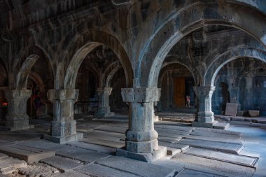 Sanahin, Ermenistan, 5 Eylül 2023: Ermenistan 'daki Sanahin Manastırı Kompleksi