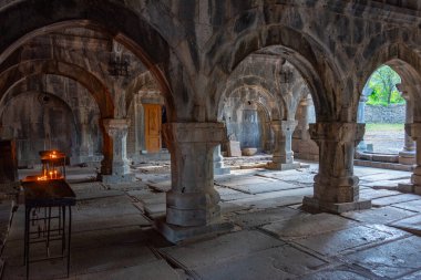 Sanahin, Ermenistan, 5 Eylül 2023: Ermenistan 'daki Sanahin Manastırı Kompleksi