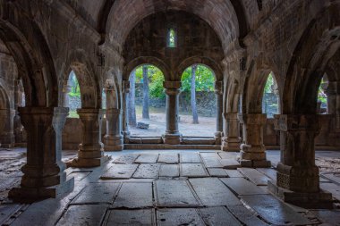 Sanahin, Ermenistan, 5 Eylül 2023: Ermenistan 'daki Sanahin Manastırı Kompleksi