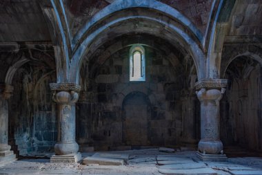 Sanahin, Ermenistan, 5 Eylül 2023: Ermenistan 'daki Sanahin Manastırı Kompleksi