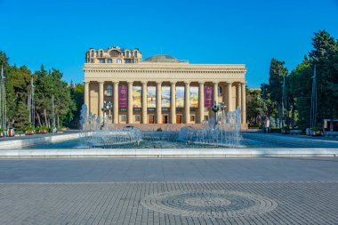 Bakü, Azerbaycan, 16 Eylül 2023: Bakü 'deki Azerbaycan Bağımsızlık Müzesi