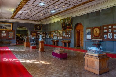 Gori, Gürcistan, 1 Eylül 2023: Gori, Gürcistan 'daki Stalin Müzesi