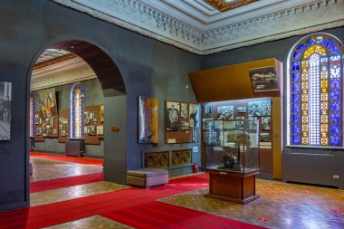 Gori, Gürcistan, 1 Eylül 2023: Gori, Gürcistan 'daki Stalin Müzesi