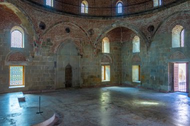 Akhaltsikhe, Gürcistan, 9 Eylül 2023: Gürcistan 'daki Akhaltsikhe (Rabati) Kalesi' ndeki Sultan Ahmad Camii