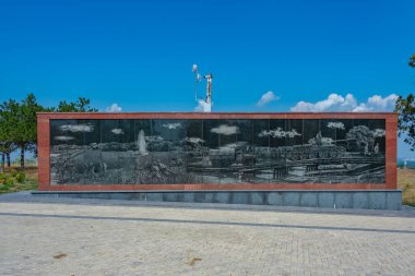 Kitskany, Moldova, August 24, 2023: Memorial Complex Kitskany Bridgehead near Tiraspol, Moldova clipart