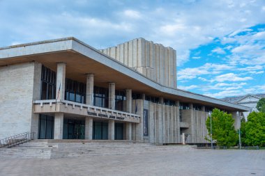 Craiova, Romanya, 7 Ağustos 2023: Romanya 'nın Craiova kentindeki ulusal tiyatro