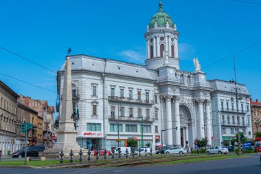 Arad, Romanya, 10 Ağustos 2023: Romanya 'nın Arad kentindeki Padua Kilisesi' nden Aziz Anthony