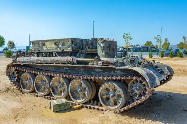 stock image Baku, Azerbaijan, September 16, 2023: The Military Trophy Park also referred to as War Trophies Park in Baku, Azerbaijan