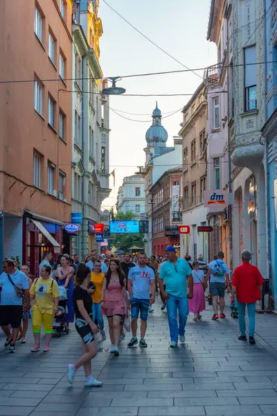 Saraybosna, Bosna-Hersek, 15 Temmuz 2023: Eski Saraybosna, Bosna-Hersek kentinde sokak