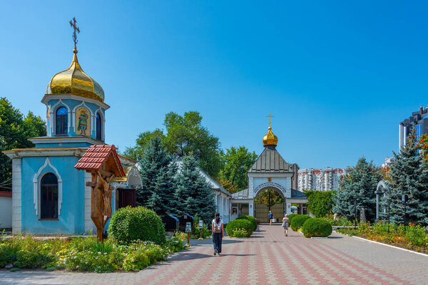Кишинев, Молдова, 23 августа 2023 года: Монастырь Чублоа в столице Молдовы Кишиневе