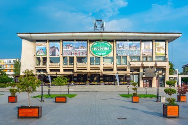 Suceava, Romanya, 17 Ağustos 2023: Romanya 'nın Suceava kentinde yaz günü