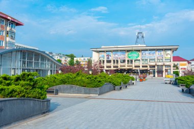 Suceava, Romanya, 17 Ağustos 2023: Romanya 'nın Suceava kentinde yaz günü