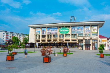 Suceava, Romanya, 17 Ağustos 2023: Romanya 'nın Suceava kentinde yaz günü