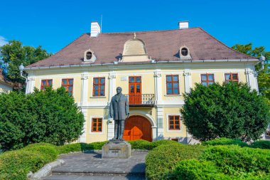 Targu Mures, Romanya, 18 Ağustos 2023: Targu Mures, Romanai 'deki Teleki evi
