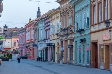 Novi Sad, Sırbistan, 24 Temmuz 2023: Sırp kenti Novi Sad 'ın merkezinde sokak