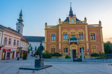 Novi Sad, Serbia, July 24, 2023: Vladicanski dvor in Serbian town Novi Sad clipart