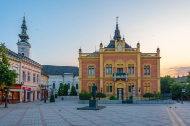 Novi Sad, Sırbistan, 24 Temmuz 2023: Sırp kenti Novi Sad 'da
