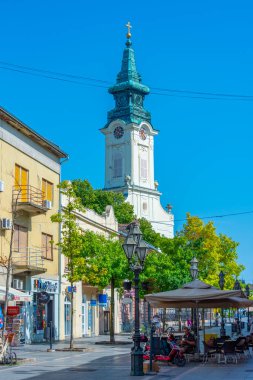 Sombor, Sırbistan, 24 Temmuz 2023: Sırbistan 'ın Sombor kentindeki St. George Kilisesi