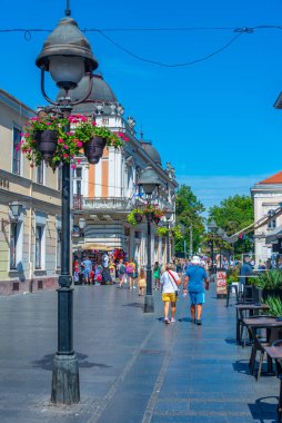 Belgrad, Sırbistan, 30 Temmuz 2023: Belgrad, Sırbistan 'da Kneza Mihaila Caddesi.