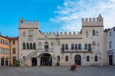 Koper, Slovenya, 23 Haziran 2023: Slovenya 'nın Koper kentinde Praetorian Sarayı