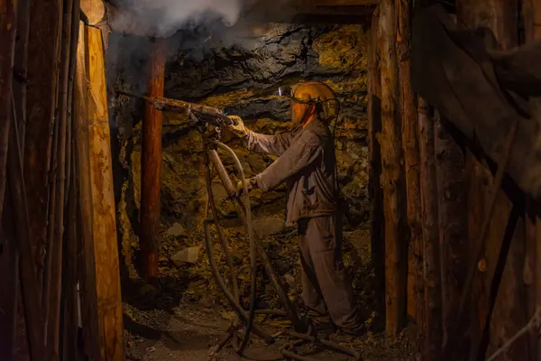 2023年6月28日 スロベニア アイダライ スロベニアのアンソニー シャフト鉱山博物館 — ストック写真