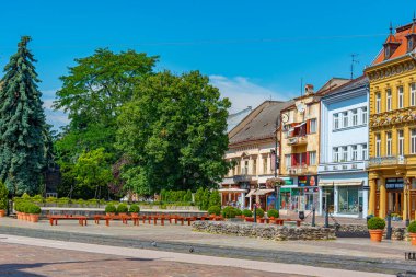 Kosice, Slovakya, 13 Temmuz 2024: Eski Kosice, Slovakya 'daki Özgürlük Meydanı