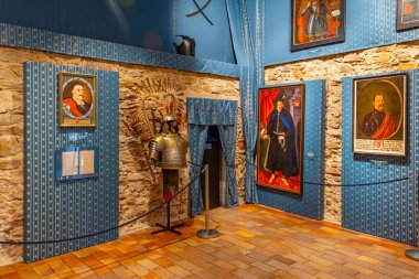 Stara Lubovna, Slovakya, 16 Temmuz 2024: Slovakya Stara Lubovna Kalesi.