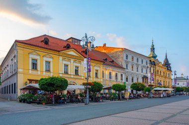 Banska Bystrica, Slovakya, 16 Temmuz 2024: Slovakya ulusal ayaklanma meydanı, Slovakya. IMAGE
