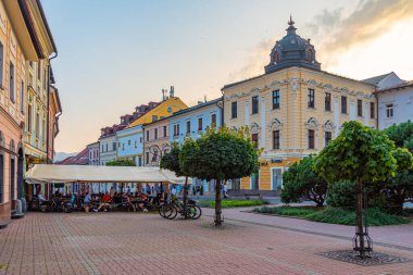 Banska Bystrica, Slovakya, 16 Temmuz 2024: Slovakya ulusal ayaklanma meydanı, Slovakya. IMAGE