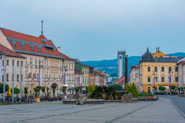 Banska Bystrica, Slovakya, 17 Temmuz 2024: Slovak ulusal ayaklanma meydanı, Slovakya. IMAGE