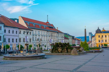 Banska Bystrica, Slovakya, 17 Temmuz 2024: Slovak ulusal ayaklanma meydanı, Slovakya. IMAGE