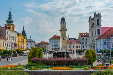 Banska Bystrica, Slovakya, 17 Temmuz 2024: Slovakya Ulusal Ayaklanma Meydanı, Slovakya