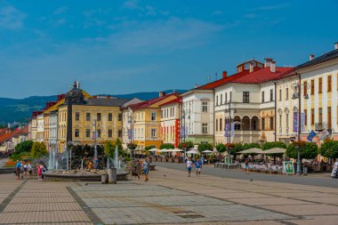 Banska Bystrica, Slovakya, 17 Temmuz 2024: Slovakya Ulusal Ayaklanma Meydanı, Slovakya