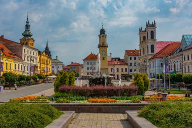 Banska Bystrica, Slovakya, 17 Temmuz 2024: Slovakya Ulusal Ayaklanma Meydanı, Slovakya