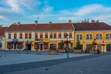 Trencin, Slovakya, 19 Temmuz 2024: Trencin, Slovakya 'da Sturovo adlarının gündoğumu