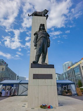 Bratislava, Slovakya, 25 Temmuz 2024: M.R.Stefanik Anıtı Bratislava, Slovakya.