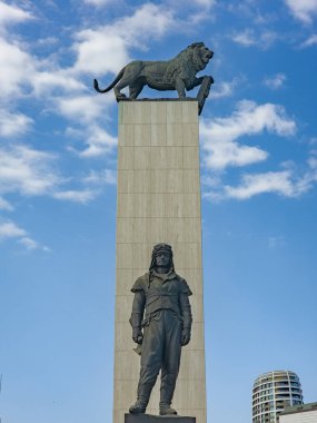 Bratislava, Slovakya, 25 Temmuz 2024: M.R.Stefanik Anıtı Bratislava, Slovakya.