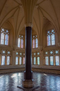 Malbork, Polonya, 11 Ağustos 2024: Poland.IMAGE 'deki Malbork şatosunun içi