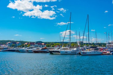 Sopot, Polonya, 12 Ağustos 2024: Sopot, Poland.IMAGE 'de yaz günü