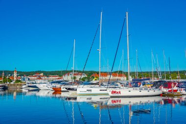 Sopot, Polonya, 13 Ağustos 2024: Sopot, Poland.IMAGE 'de yaz günü